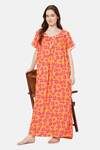 Naidu Hall Cotton Full Length Nightdress - Dark Pink — thumbnail 5